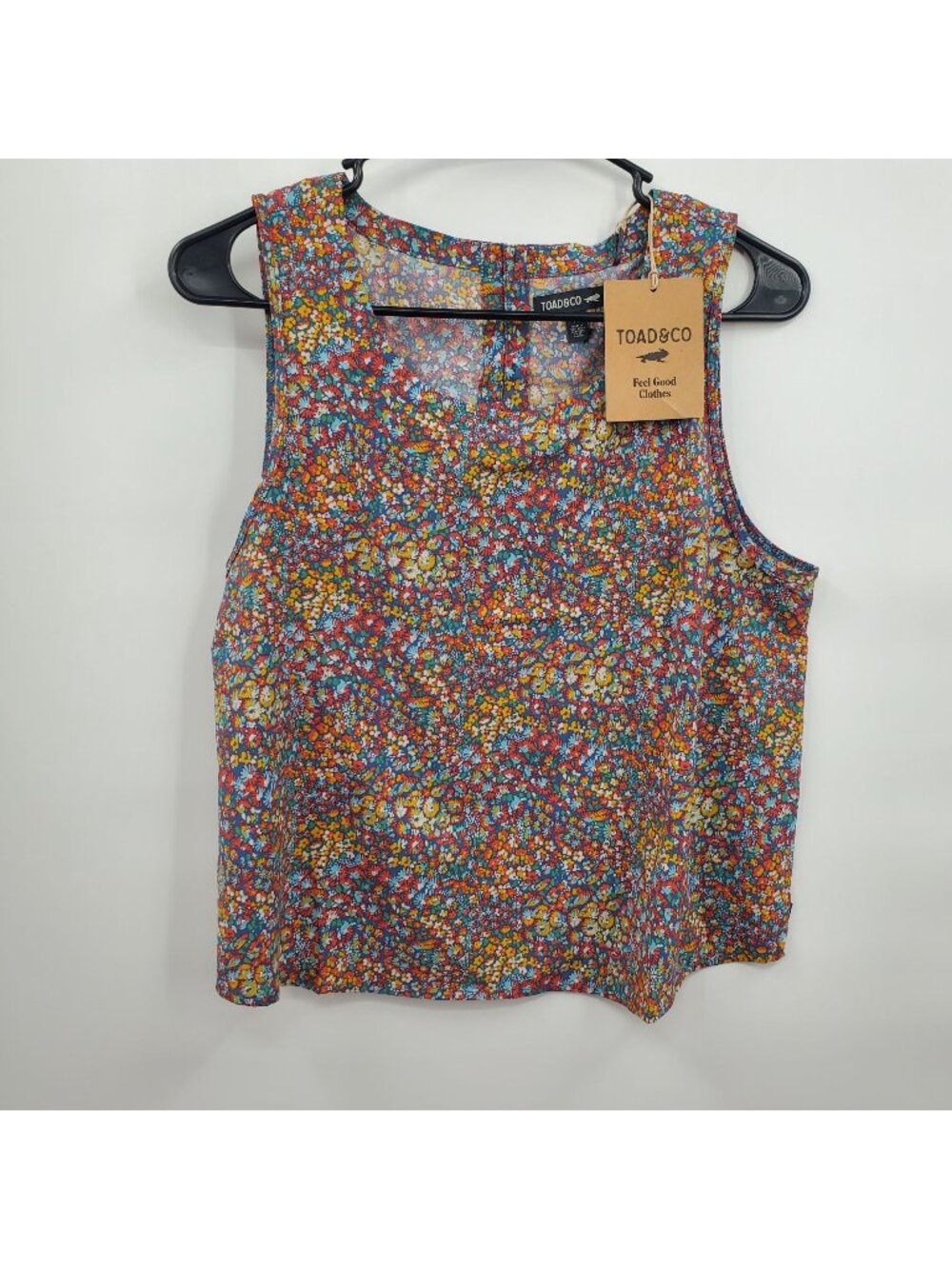 Toad & Co Sunkissed Button Back Tank Top Women Size Medium NWT Sleeveless